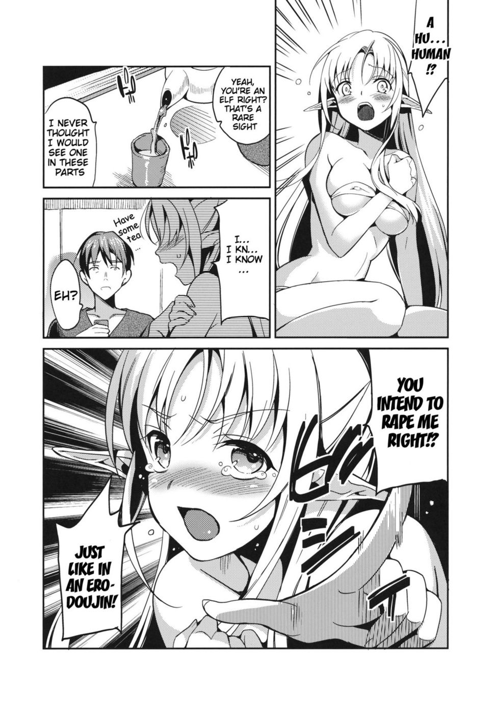 Hentai Manga Comic-Wataero!! Stop...! You Intend to Rape Me, Right! Just Like in an Ero-Doujin!!-Read-7